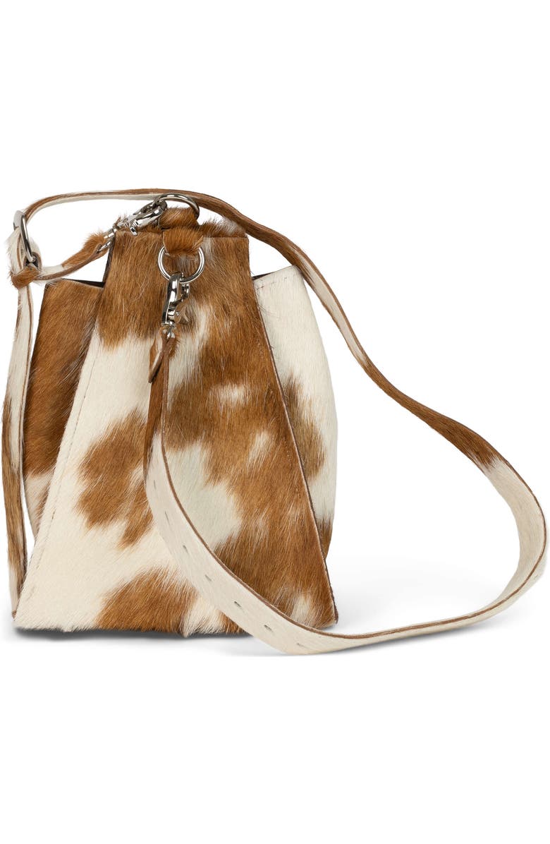 Jeffrey Campbell Nomad Genuine Calf Hair Convertible Shoulder Bag, Main, color,