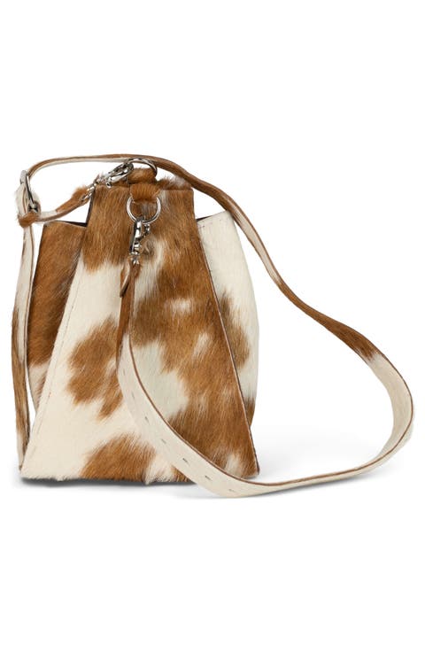 Nomad Genuine Calf Hair Convertible Shoulder Bag