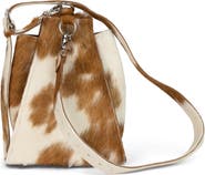 Jeffrey Campbell Nomad Genuine Calf Hair Convertible Shoulder Bag