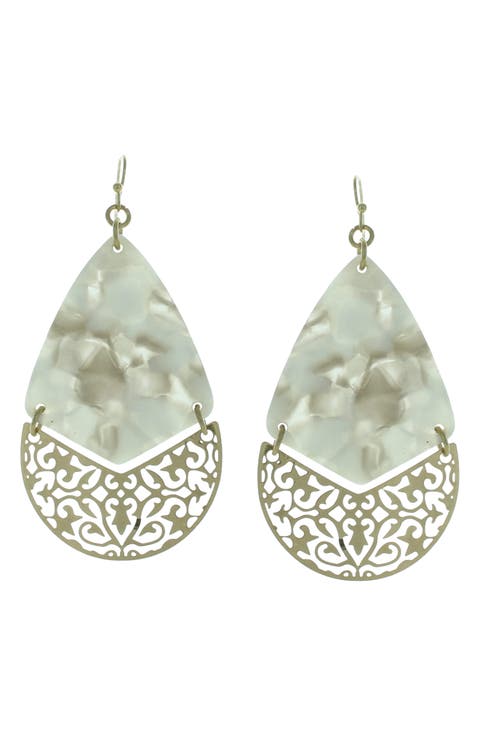 Quinn Filigree Drop Earrings