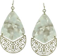 OLIVIA WELLES Quinn Filigree Drop Earrings