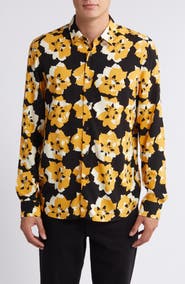 HUGO Emero Floral Button-Up Shirt