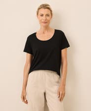 Pact Organic Cotton Softspun Scoop Neck Tee
