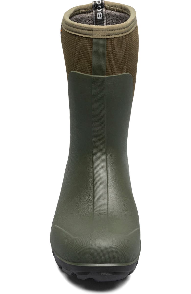 Bogs Classic Seamles Mid Waterproof Boot, Alternate, color, Dark Green