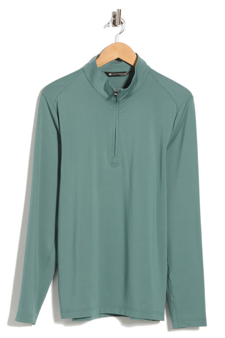 Heater Pro Quarter Zip Pullover, Main, color, SILVER PINE