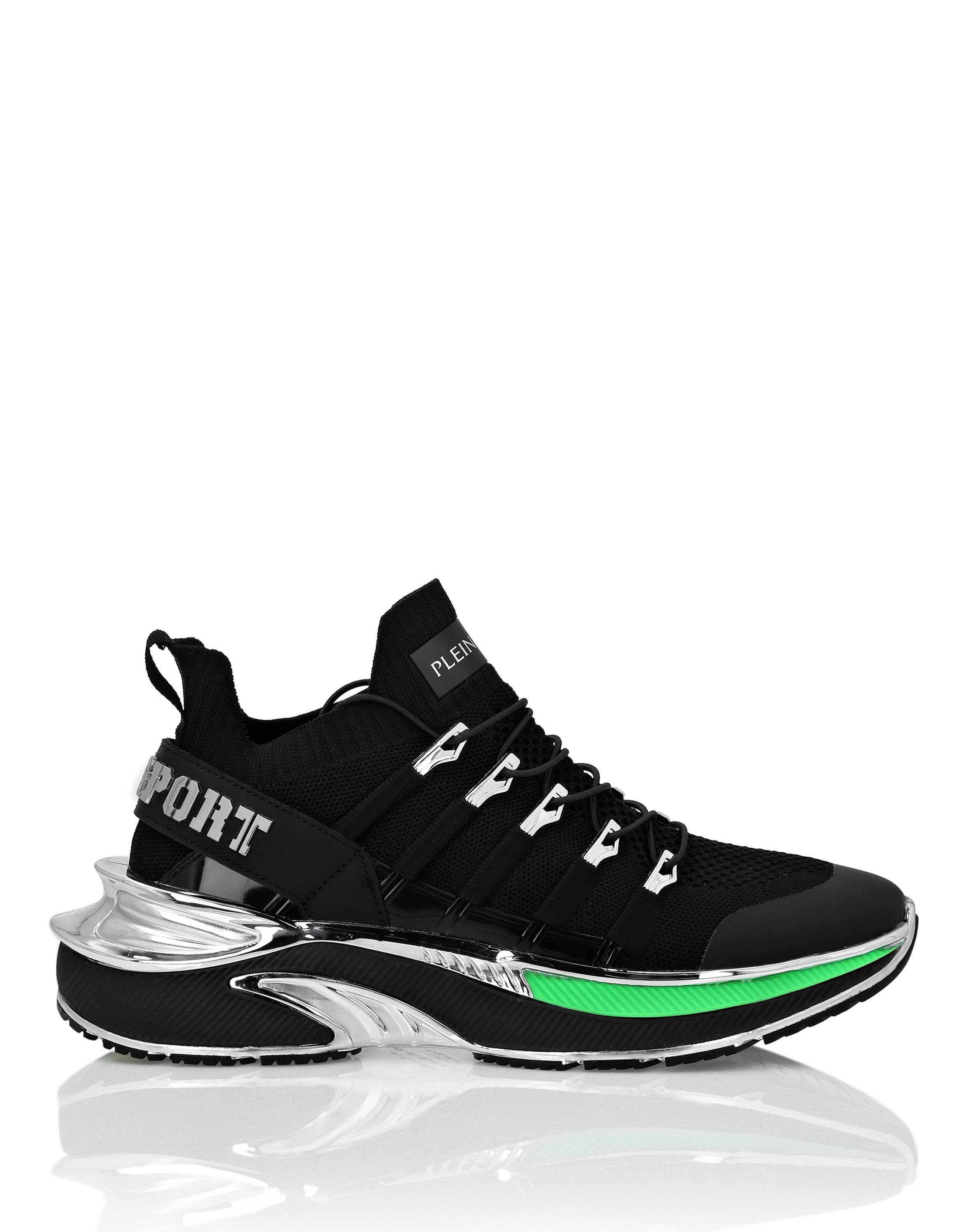Runner Chrome Surfer Unisex, Main, color, black+greenfluo