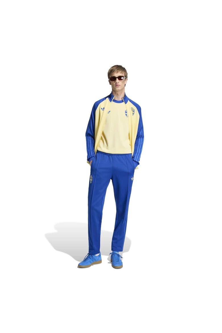 Men's adidas Yellow Sweden National Team Originals Full-Zip Track Jacket, Alternate, color, Yellow