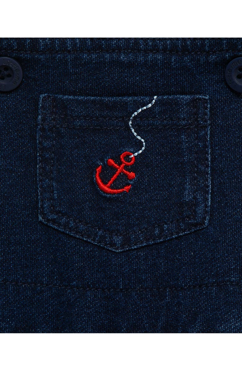 Little Me Sailboat Shortall & T-Shirt, Alternate, color,