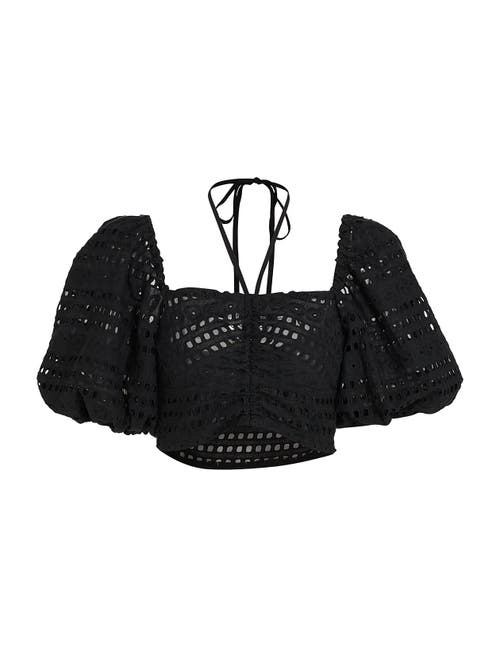 No Pise La Grama Lucia Top In Black