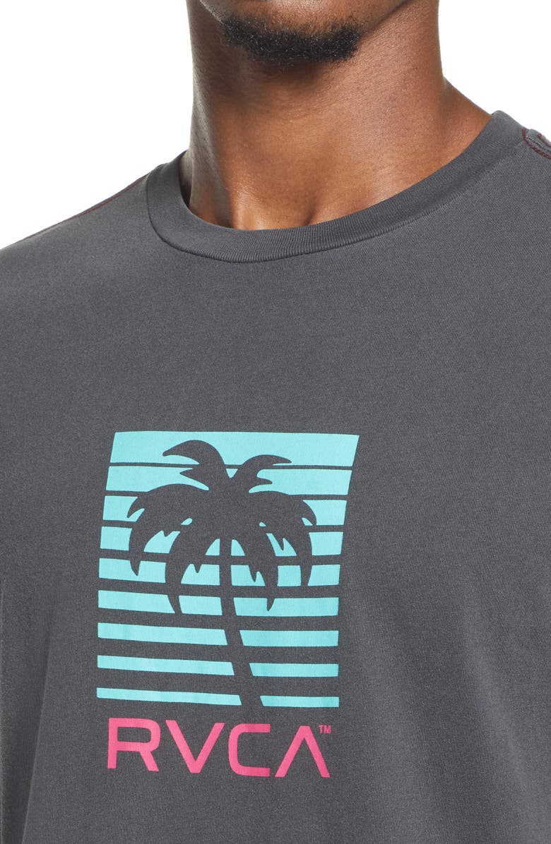 RVCA Palm Beach Cotton Graphic Tee, Alternate, color, 