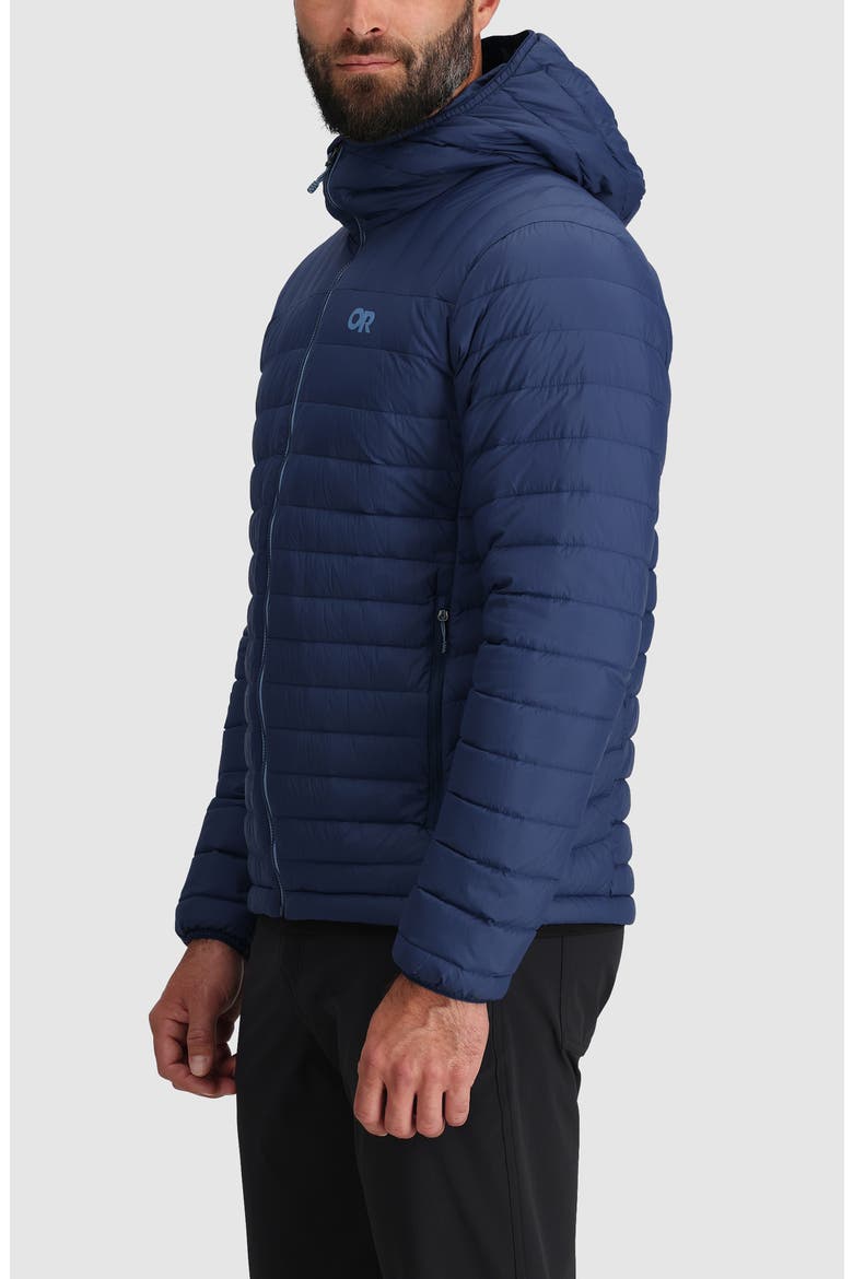 Transcendent Hooded Down Puffer Jacket, Alternate, color, CENOTE
