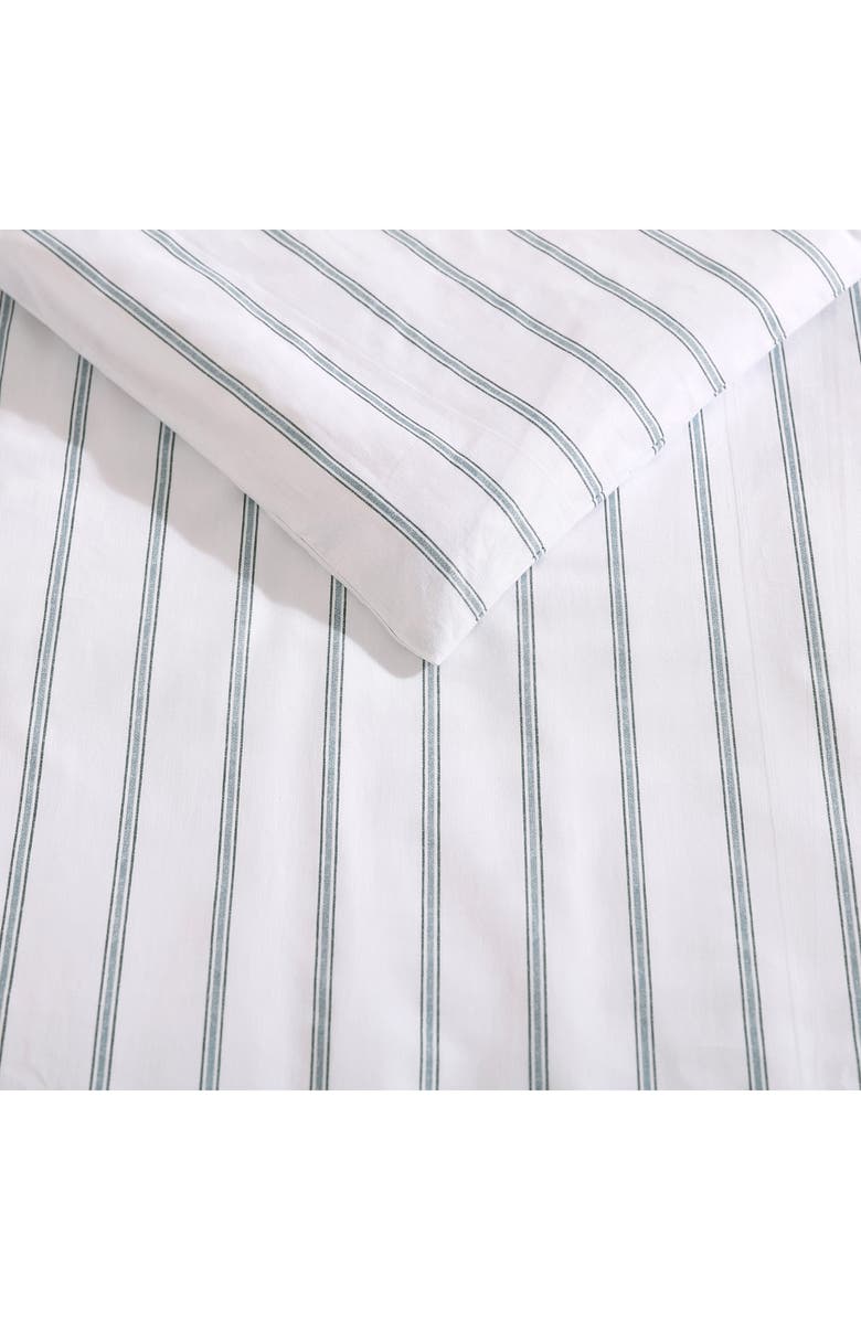 STONE COTTAGE Trenton Stripe 200-Thread Count Cotton Percale Sheet Set, Alternate, color, Lt-Pastel Green
