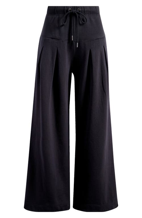Free People Fp Movement Studio Siren Cotton Drawstring Pants In Black