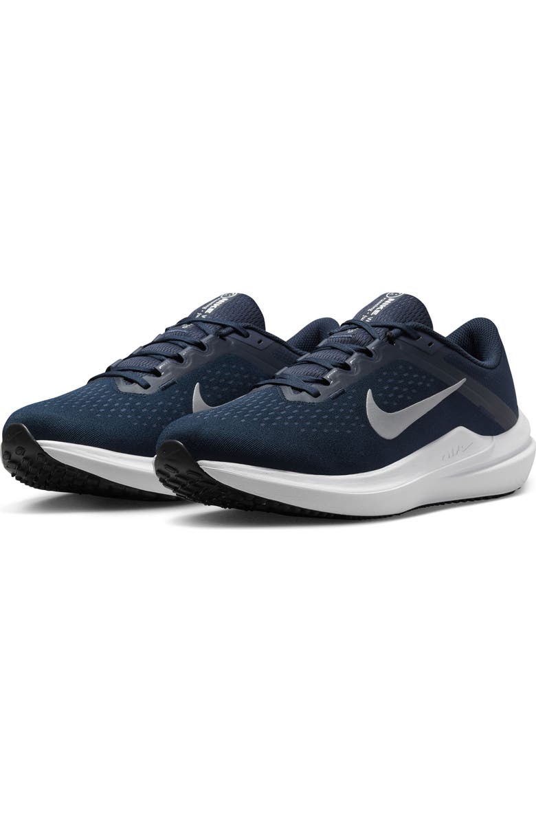 Nike Air Winflo 10 Running Shoe, Main, color, 400 Clgnvy/M Silv