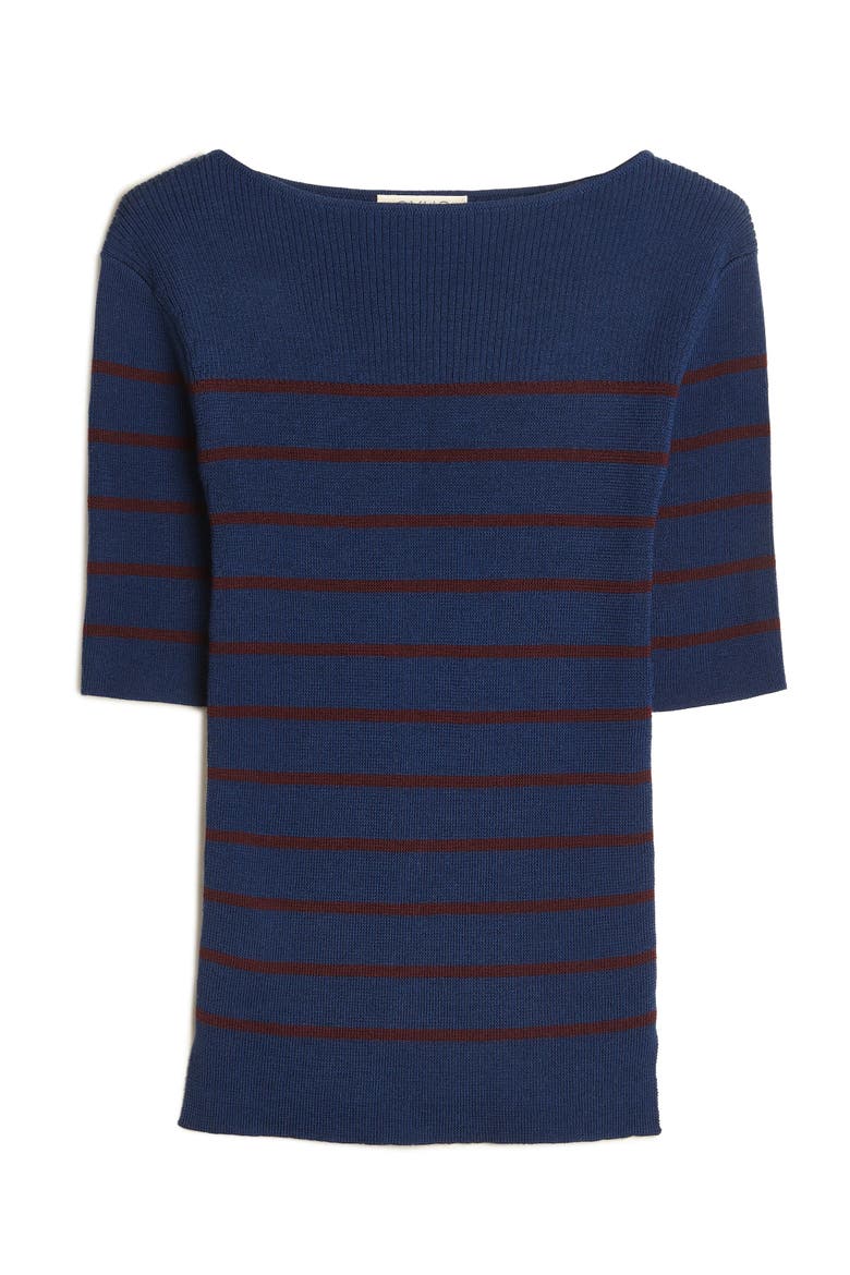 Coco Tee, Alternate, color, Navy / Merlot