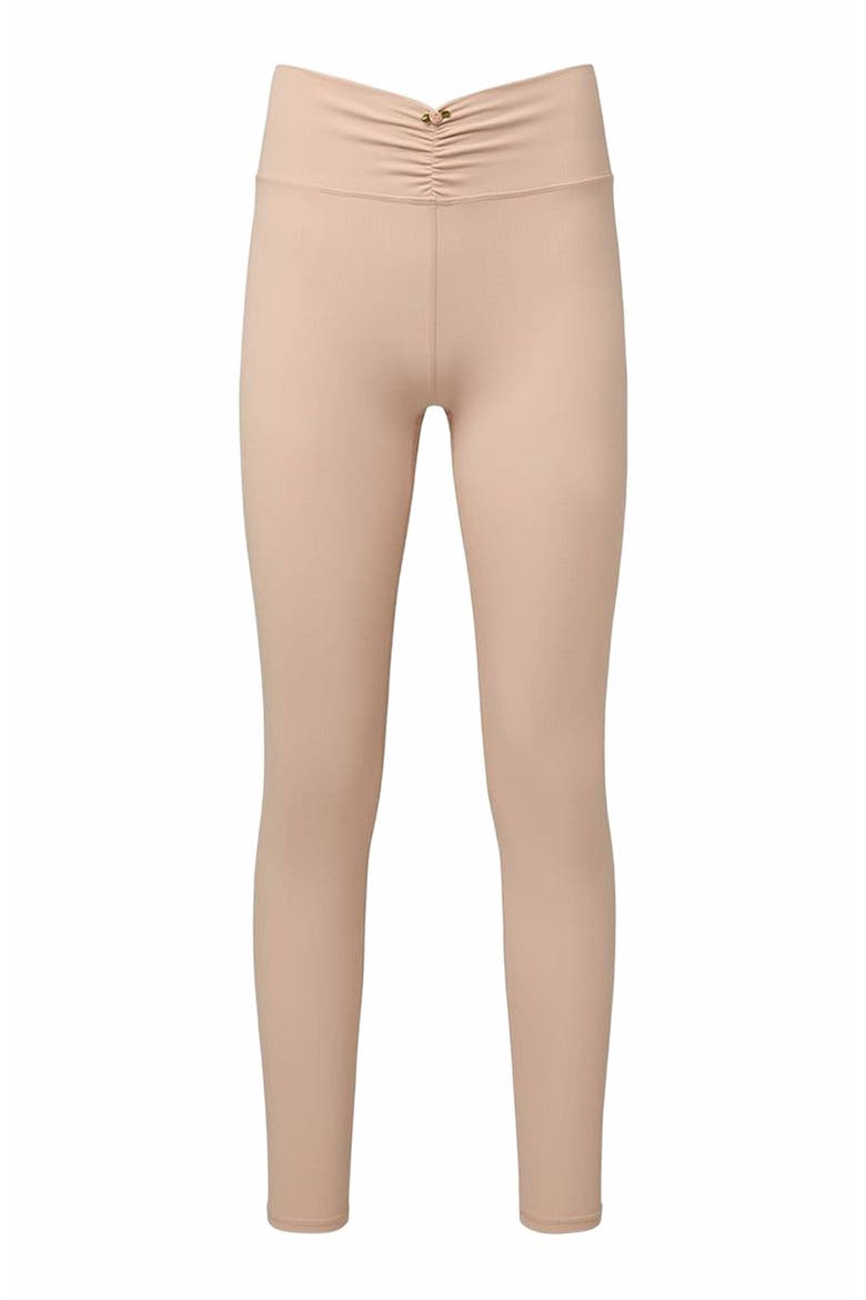 Ruched V-legging, Main, color, BALLET SLIPPER