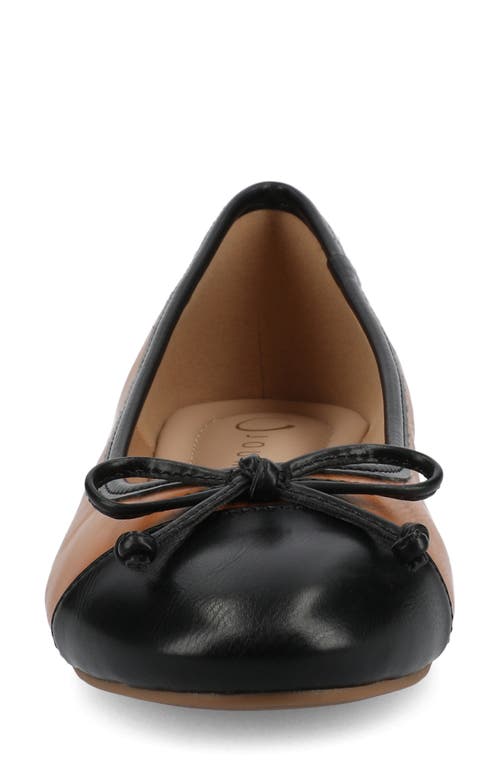 Journee Collection Kaiah Ballet Flat In Tan