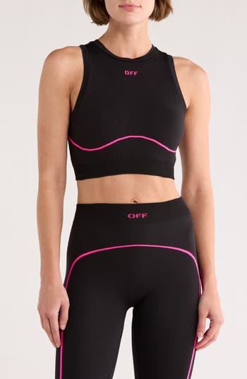 Off Stamp Seamless Crop Top