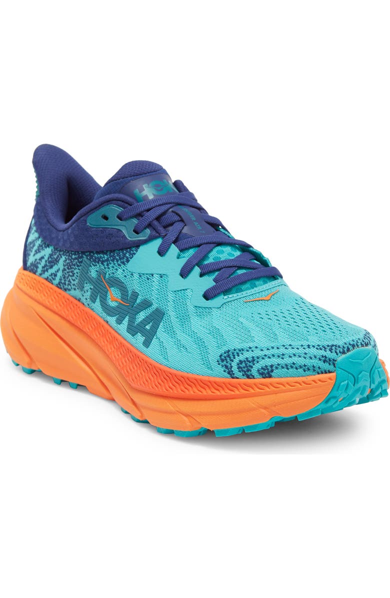 HOKA Challenger 7 Running Shoe, Main, color, Ceramic / Vibrant Orange