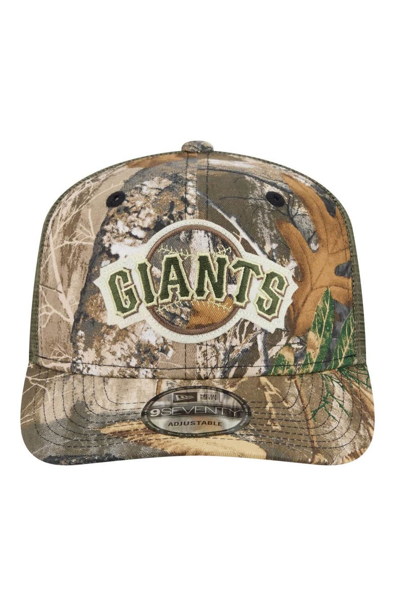 New Era Men's New Era Camo San Francisco Giants Realtree 9SEVENTY Adjustable Hat, Alternate, color, Camo