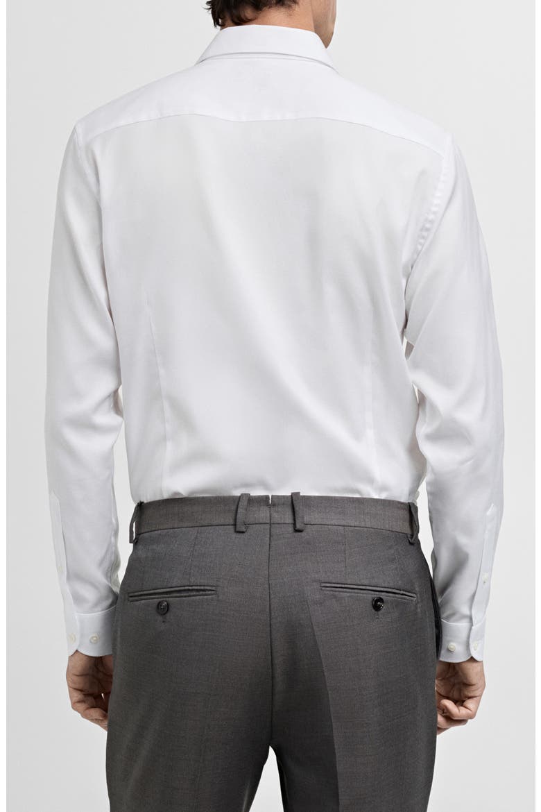 Slim Fit Button-Up Shirt, Alternate, color, WHITE