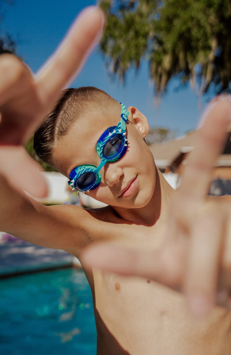 Bling2o Kids' Dinosaur Swim Googles, Alternate, color, Blue