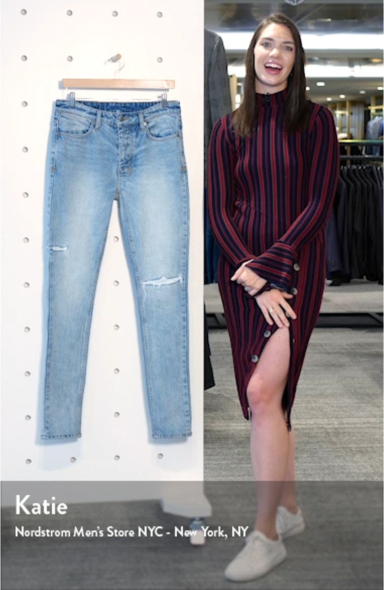 Van Winkle The Streets Stitched Skinny Jeans, sales video thumbnail