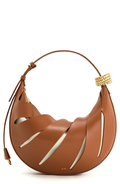 Jana Hollow Out Faux Leather Shoulder Bag