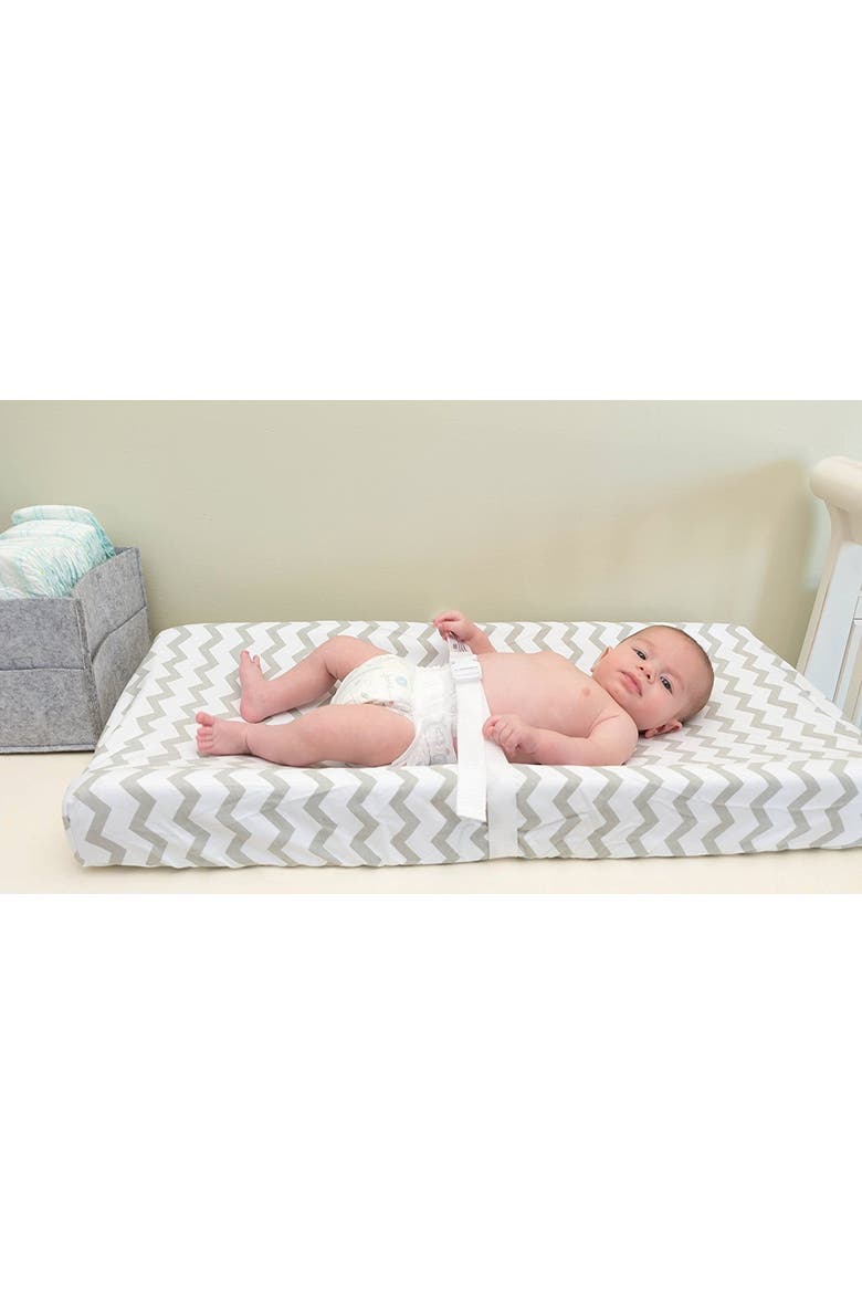 Baby Changing Pad Cover - Cradle Sheet 2 Pack, Alternate, color, Grey Chevron & Polka Dot