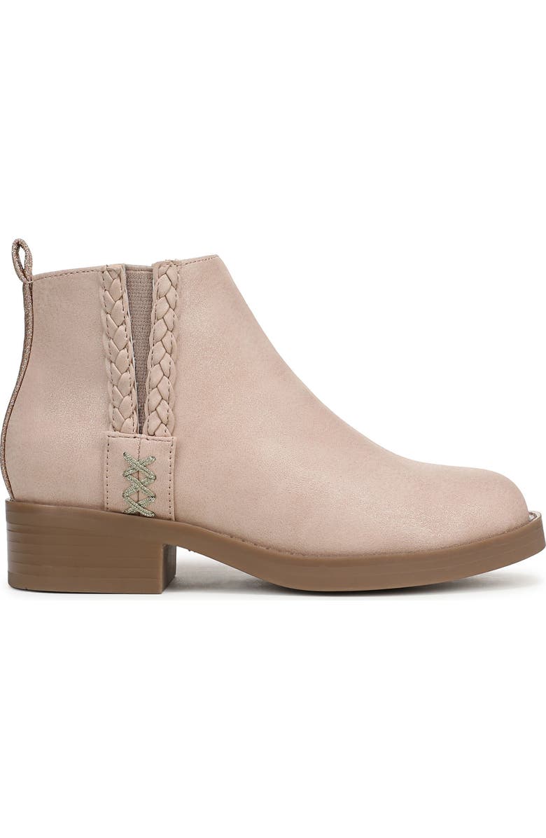 Blowfish Malibu Kids' Zojo Side Zip Boot, Alternate, color, Blush Pink Faux Leather