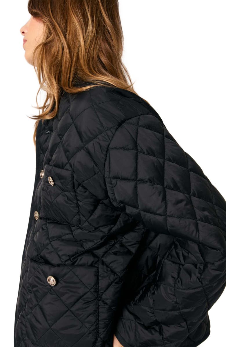 maje Reversible quilted coat, Alternate, color, 