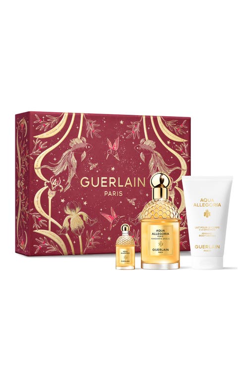 Guerlain Aqua Allegoria Mandarine Basilic Forte Eau De Parfum Set $178 Value In Transparent