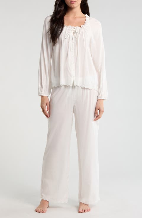 Paloma Relaxed Fit Organic Cotton Blend Pajamas