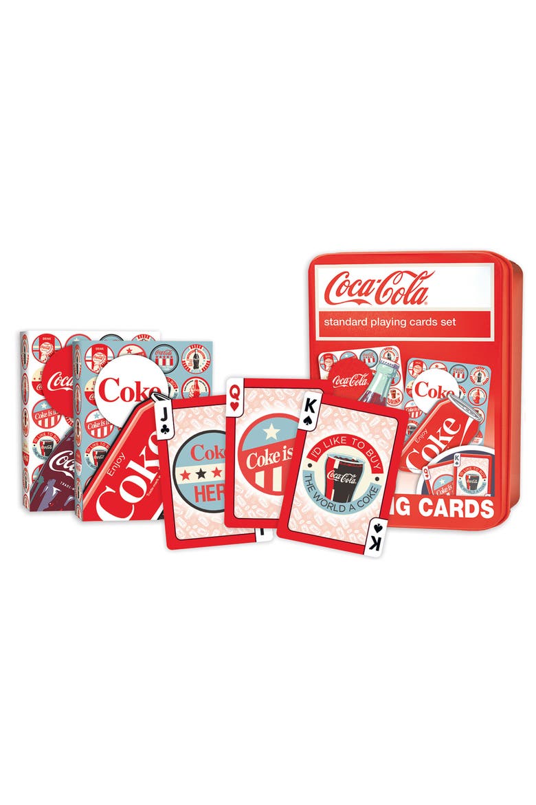 Coca-Cola Playing Cards 2-Pack, Alternate, color, Multicolor