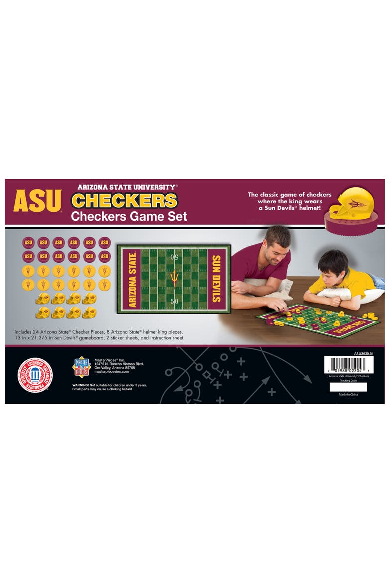 Arizona State Sun Devils Checkers Game, Alternate, color, Multicolor