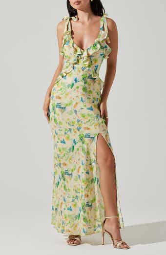 ASTR the Label Sorbae Floral Print Sleeveless Dress