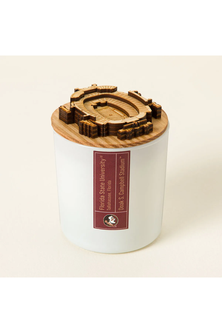 College Football Stadium Sculpture Candle, Alternate, color, Florida State University