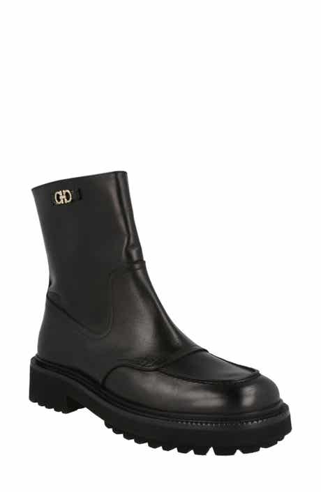 FERRAGAMO Oreste Leather Bootie