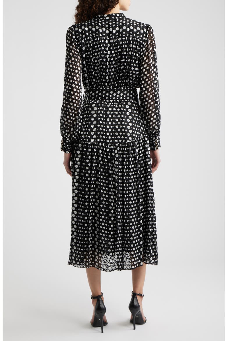 rue viscose linen polka dot ruched maxi dress Maxi Dress Ruched Polka Dot Dress Reiss Rue Viscose Linen Polka Dot Ruched Maxi Dress, White
