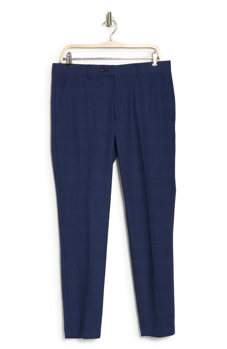Original Penguin Navy Plaid Dress Pants, Alternate, color,