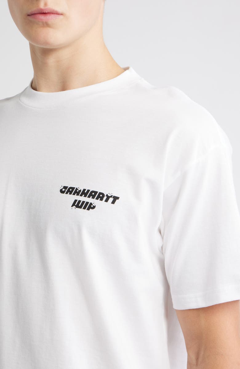 Carhartt Work In Progress Wiptopia Organic Cotton Graphic T-Shirt, Alternate, color, White