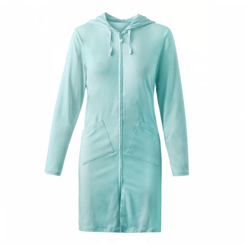 Women's Windbreaker Coat – Hooded with Faux Fur Trim – Cotton Blend – Regular Fit – Mid-Length