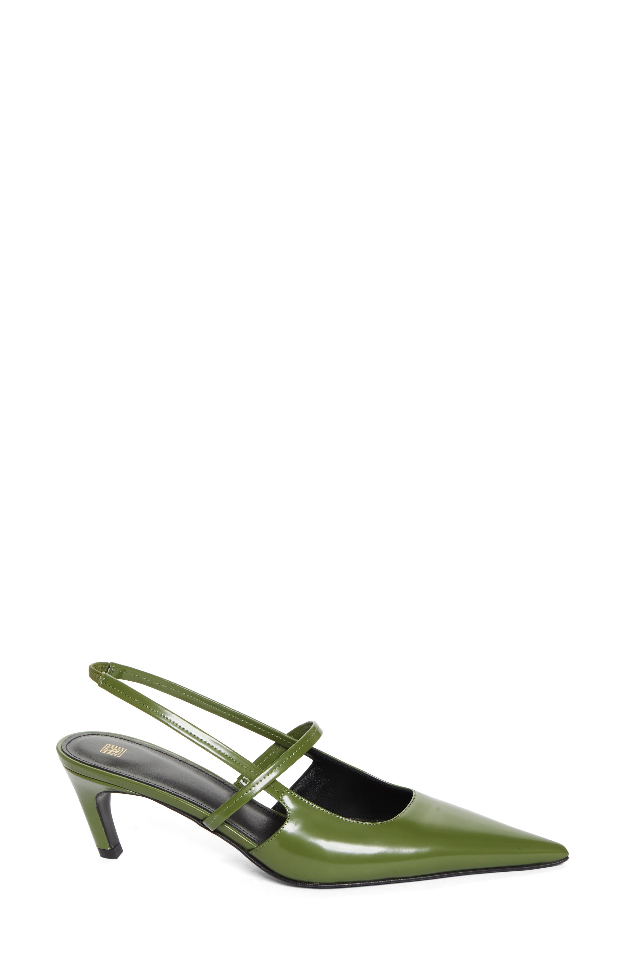 TOTEME The Sharp Kitten Heel Slingback Pump, Alternate, color, 