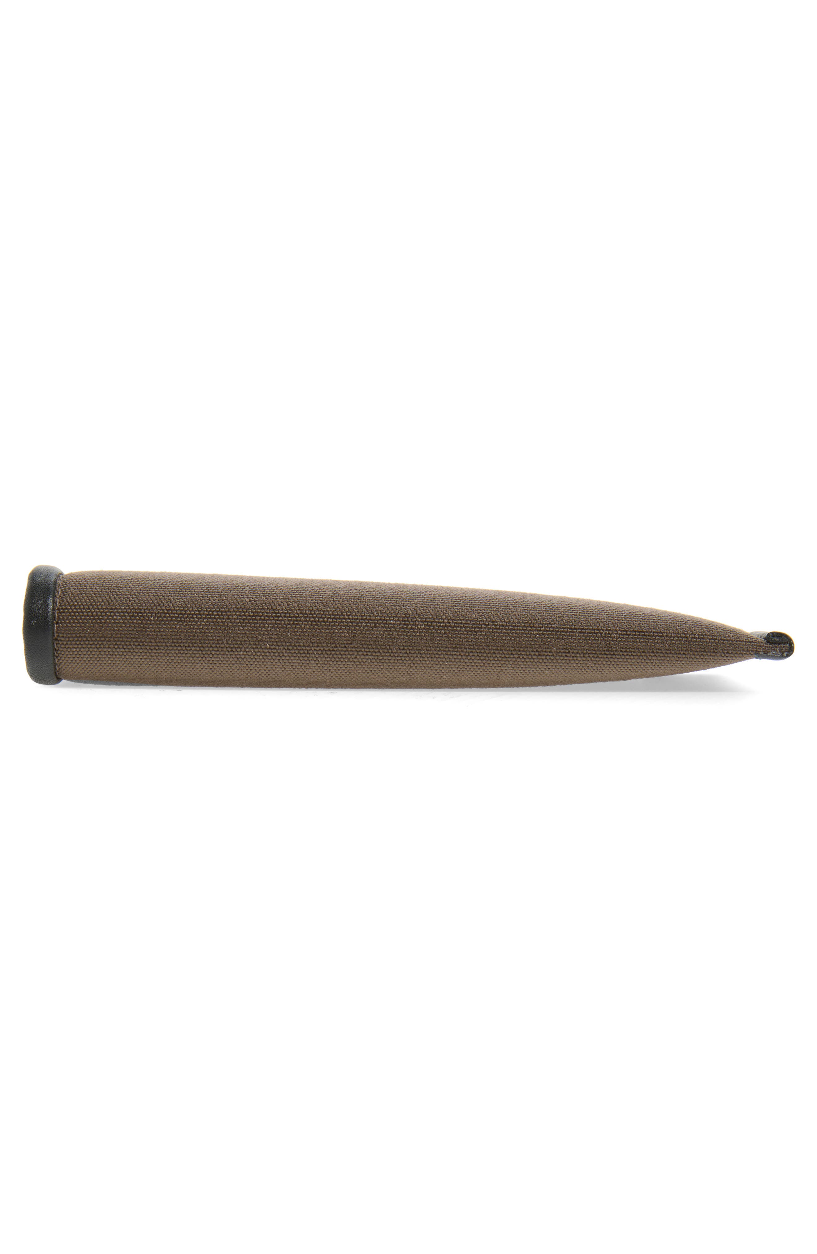 Small Canvas Zip Pouch, Alternate, color, TAUPE
