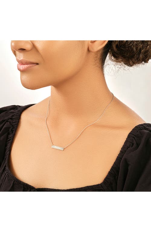 Sterling Forever 14k Yellow Gold Plated Sterling Silver Inspirational Bar Pendant Necklace