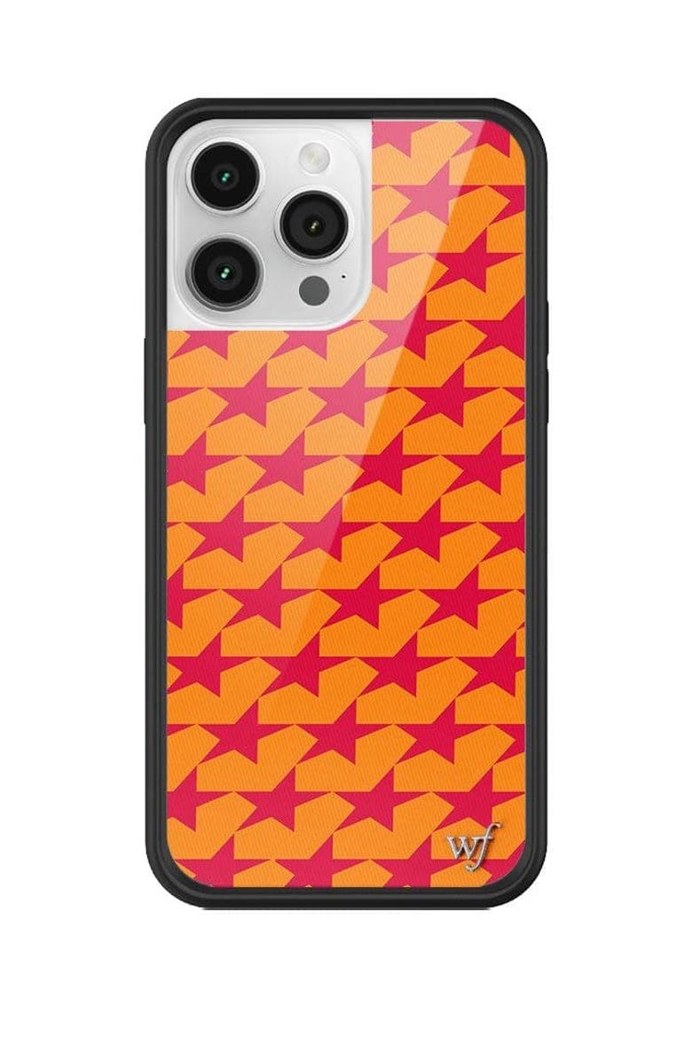 Starry Not Sorry iPhone Case, Alternate, color, Orange