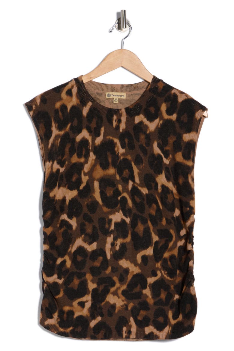 Sweater Vest, Alternate, color, BROWN MULTI