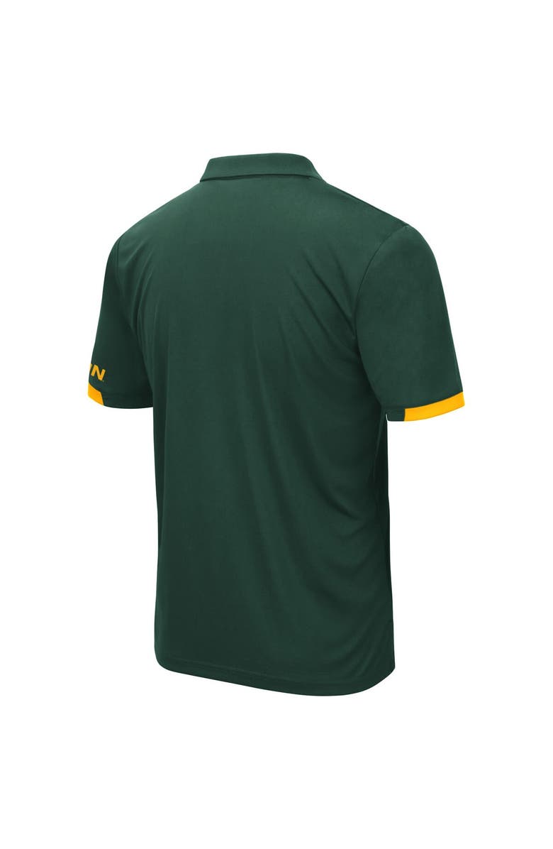 COLOSSEUM Men's Colosseum Green NDSU Bison Santry Lightweight Polo, Alternate, color, 