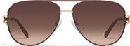 QUAY High Key Twist 60mm Gradient Aviator Sunglasses