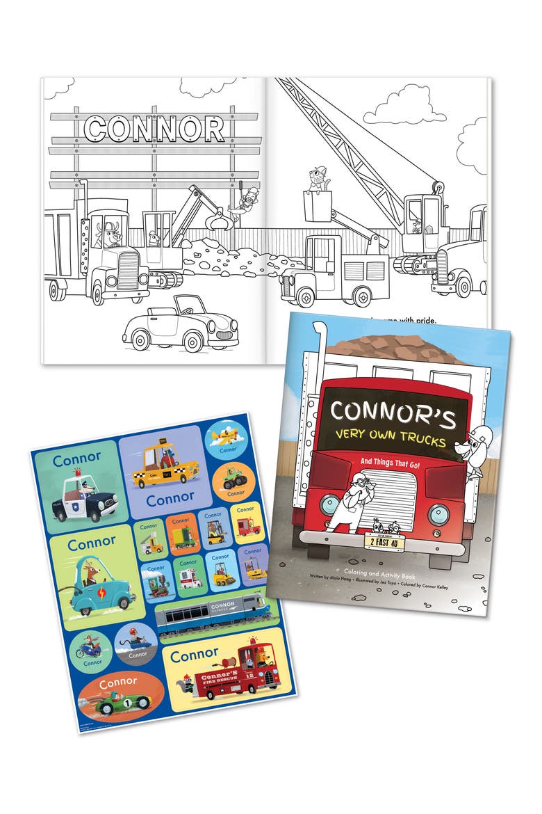My Very Own Trucks Coloring Book, Main, color, BOY